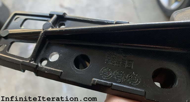 Roof rack front casting new hole