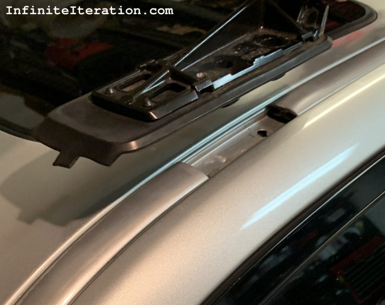 Front finished channel trim